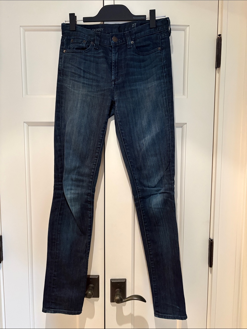 J. Crew Dark Blue high rise Skinny Jeans for women